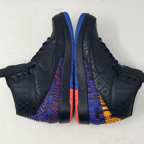 Jordan 2 II Retro Black History Month BHM BQ7618-007 1 3 4 5 6 7 11 13 14 8 9 10 - Picture 8 of 16
